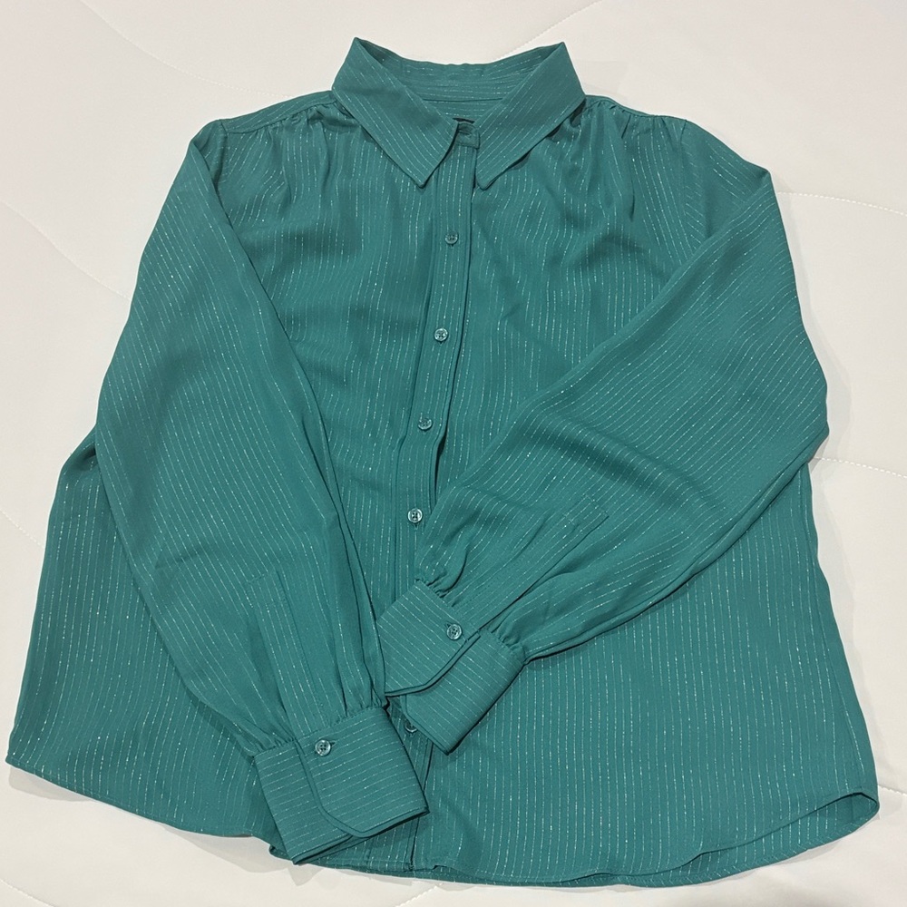 WHBM Long Sleeve Soft Blouse